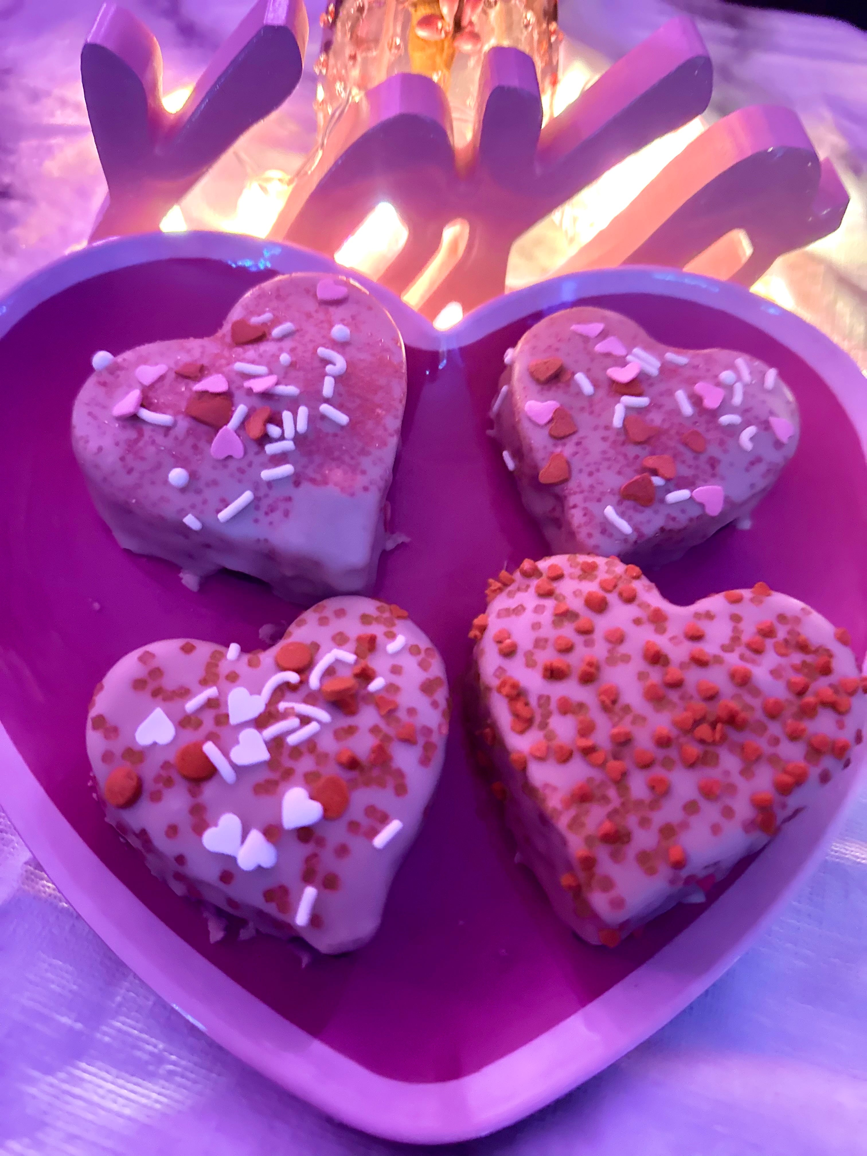 Heart to Heart mini chocolate heart cake